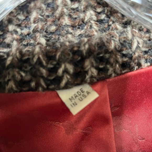 Vintage faux fur and knit jacket by Grandella - Picture 3 of 7